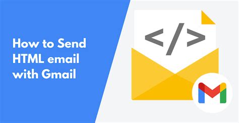 How To Send Html Email In Gmail Without Coding