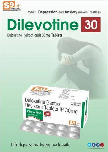 Duloxetine 30 Mg Tablets at Rs 135/stripe in Mohali | ID: 2852615530412