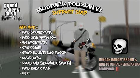 MODPACK POLOSAN V3 SUPPORT GTA SAMP NO CLEO DAN TUTORIAL PEMASANGAN