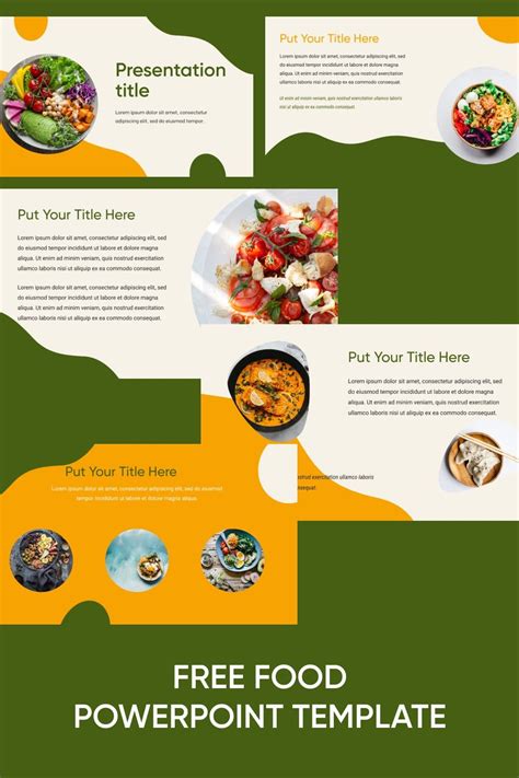 Free Food Powerpoint Template In Powerpoint Templates Free Food