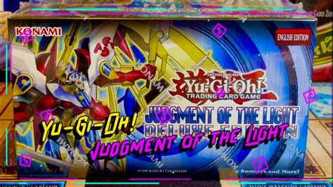 Yu Gi Oh Judgement Of The Light Deluxe Opening Youtube