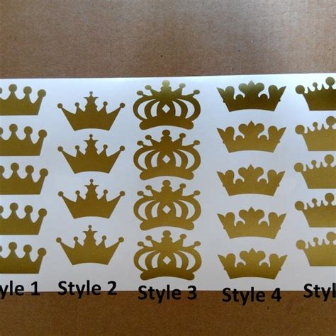 Crown Stickers - Etsy