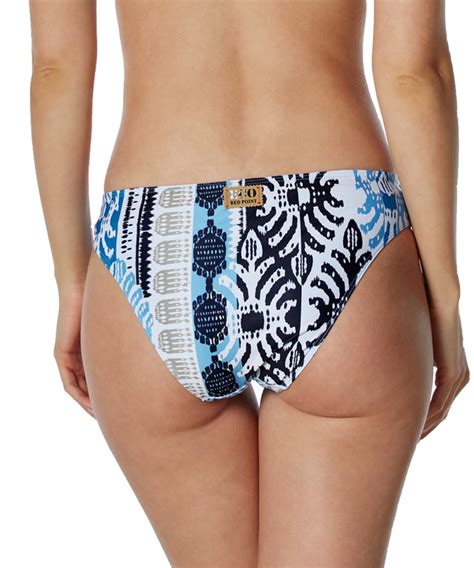 Red Point Bikini Basic Printed Bottom Azulik Playa