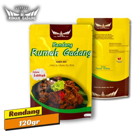 Jual Rendang Daging Sapi Iris Kemasan Gr Asli Minang Padang Prmo