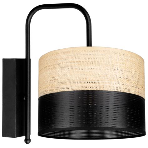 Lampa Kinkiet Cienny Nowoczesny Aba Ur S Omka Rattan Boho Loft Led