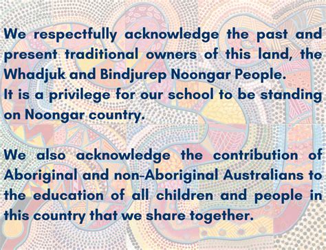 We Respectfully Acknowledge The Past And Present Traditional Owners Of