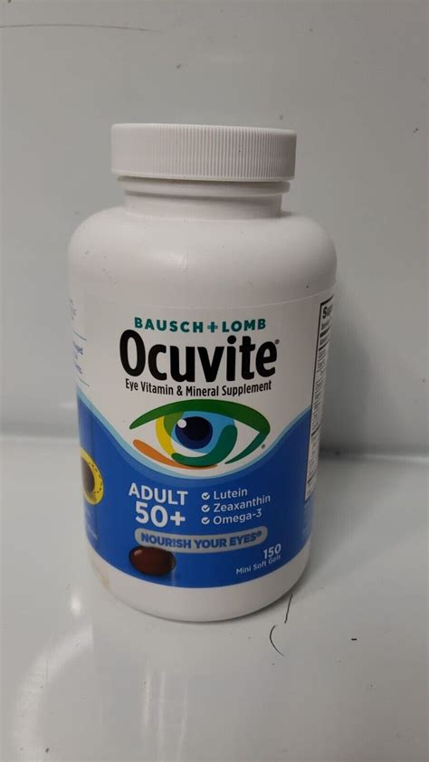 Bausch Lomb Ocuvite Adult 50 150 Softgels Eye Vitamin And Mineral Exp 022024 324208465714 Ebay