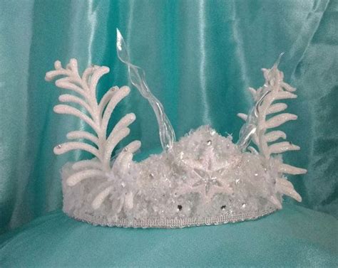 Winter Crown Ice Queen Headdress Jack Frost Snow Costume Etsy Ice Queen Costume Crown Snow