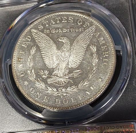 S Reverse Of Morgan Silver Dollar Pcgs Ms Pl Obverse Ebay