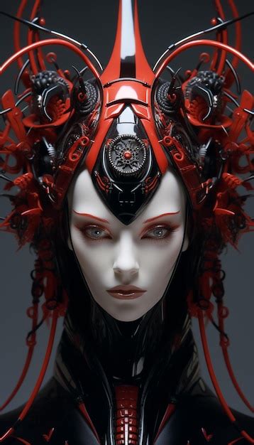 Premium Ai Image Futuristic Cyberpunk Woman In A Cyber World