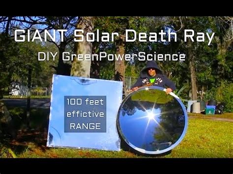 Solar Death Ray 10,000 suns 48" DIY Giant Archimedes Parabolic Mirror ...