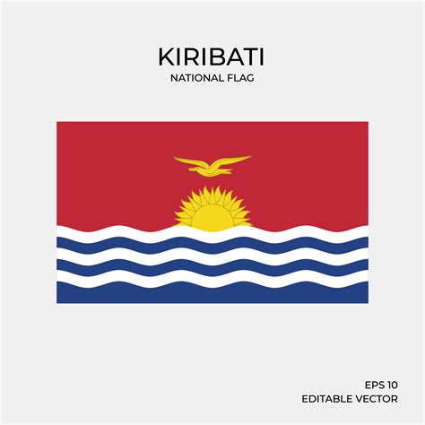 National flag of Kiribati 2159274 Vector Art at Vecteezy