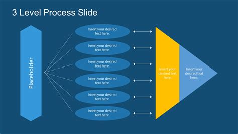 Flow Chart Horizontal Template Diagram Slidemodel