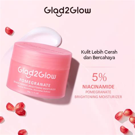 Jual FELIZ GLAD2GLOW Pomegranate 5 Niacinamide Brightening Moisturizer