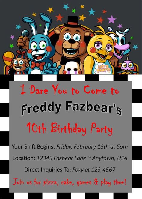 77 best FNAF birthday images on Pinterest | Birthdays, Birthday party ideas and Birthday ...