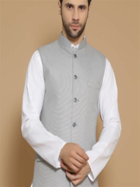 Buy Wintage Self Design Mandarin Collar Modi Nehru Jacket Nehru