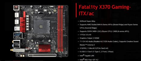 Asrock Fatal Ty X Gaming Itx Ac Am Mainboard Rehwolution