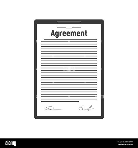 Confidentiality Agreement Stock Vector Images Alamy