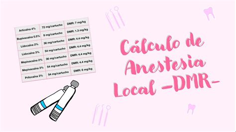 C Mo Calcular La Dosis De Anestesia En Odontolog A Ejemplos Youtube