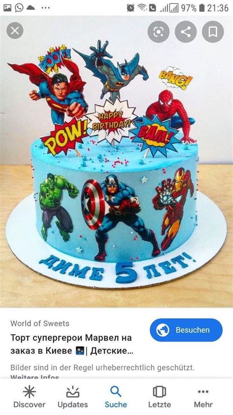 Easy Super Hero Birthday Cake With Printable Cake Toppers Artofit