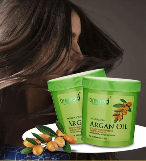 Bremod Performance Moroccan Argan Oil Hair Mask Hair Care Treatment For Damage Dry Frizzy Hair