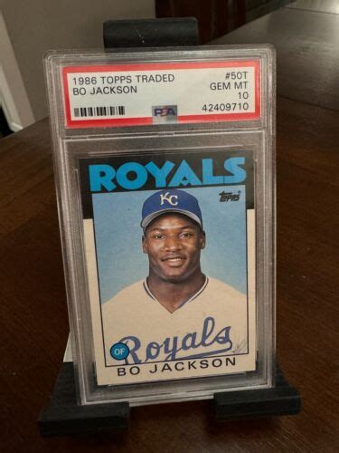 Topps Traded T Bo Jackson Rookie Card Rc Psa Gem Mt Ebay