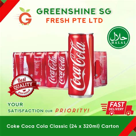 Coke Coca Cola Classic X Ml Carton Shopee Singapore