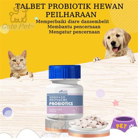 Jual Vitamin Kucing Probiotik Kucing Probiotic Tablet Vitamin Kucing