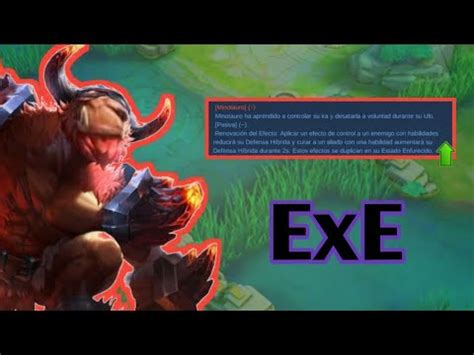 Probando A Minotauro Despu S Del Buff Exe Mobile Legends Youtube