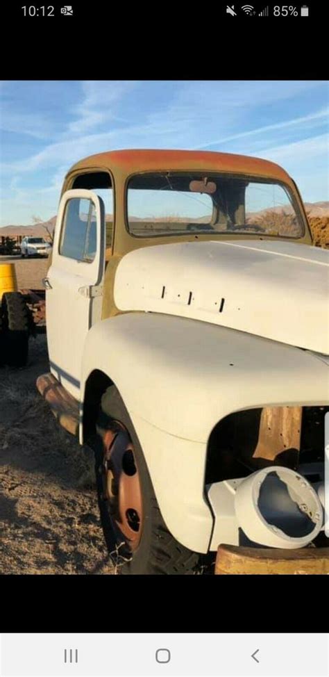 1951 Ford F5 Flatbed Truck 1 12 Ton Vintage Antique For Sale