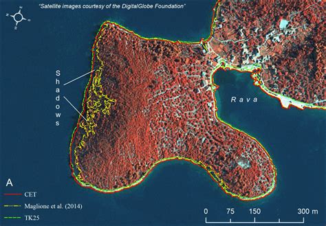 Successful Automated Extraction Of Coastline Over Significantly Shaded