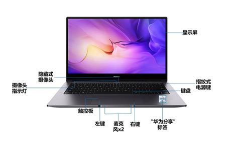 Huawei Matebook D 14 Se版 2022 外观图 华为官网