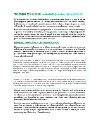 TEMA 29 30 Embriologia Circulatorio Pdf