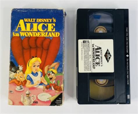 1986 Disney’s Alice In Wonderland Very Rare Slip Case Variation Classics Intro Ebay