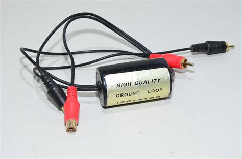 Galvanic Isolator Transformer For Stereo Audio Signals RCA Inputs And