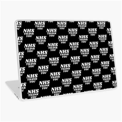 Thank You NHS Badge This Morning Laptop Skin For Sale By PROTAJ