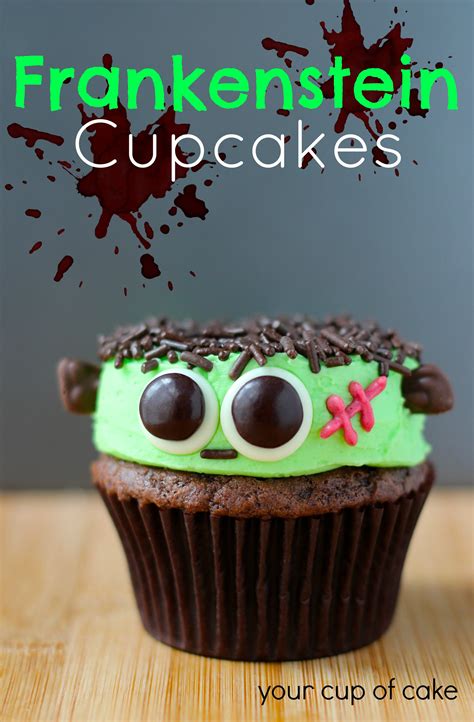 Frankenstein Cupcakes - Your Cup of Cake