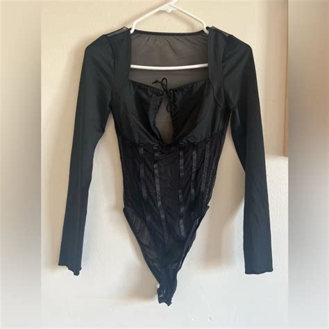 Fashion Nova Tops Sexy Sheer Bodysuit Poshmark