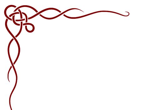 Burgundy Red Border Clip Art At Vector Clip Art Online