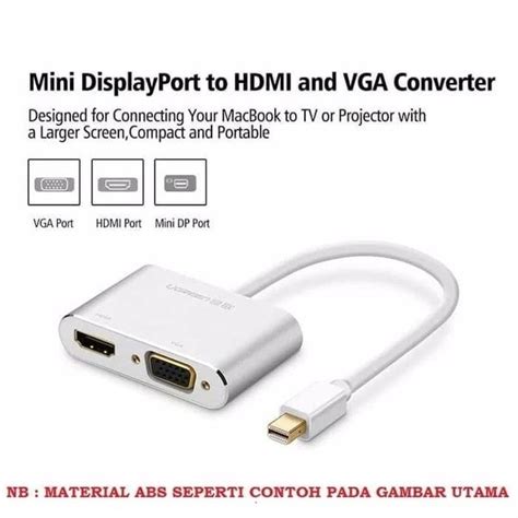 Jual Ugreen Kabel Micro Hdmi Mikro Usb Ke Vga Hdmi Audio To Adapter 4K