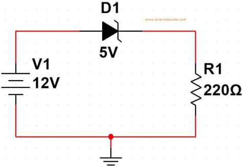 Zener Diode Forward And Reverse Bias Simulation