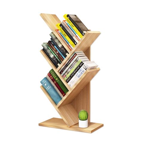 Buy Situ Tree Bookshelf 5 Tier Magazine Rack Floor Book Display Wood