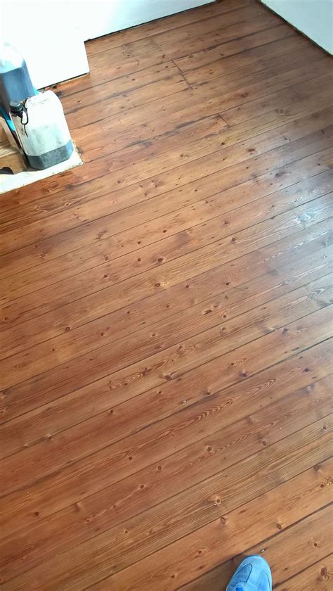 Floor Boards Stained Using Mid Oak Stain Step Flooring Limited