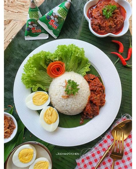 Resep Nasi Lemak Sambal Kerang Dari Jeehan Kitchen