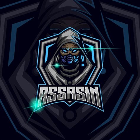 Premium Vector | Assassin esport logo design vector illustration