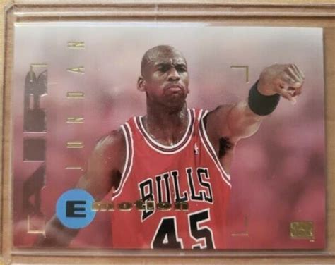 1994 Skybox Emotion MICHAEL JORDAN Card 100 Chicago Bulls HOF Values