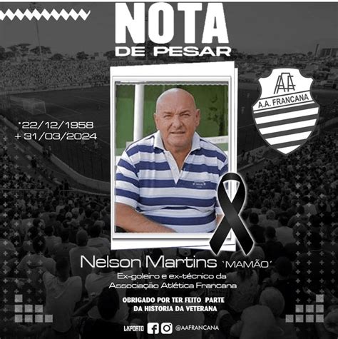 Ídolo da Francana Nelson Mamão falece em Franca aos 65 anos F3 Notícias