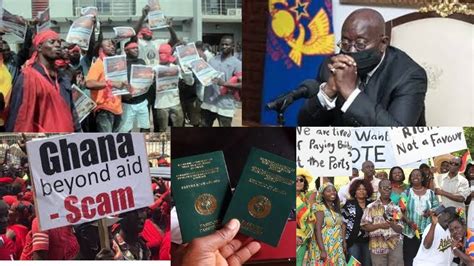 DẢNGĔR L00MS Ghanaians In Abroad Fîrês Nana Addo Over Passport Fee