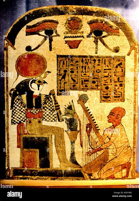 Egypt Antiquity Sarcophagus Coffin Egypt Antiquity Pharaoh Art Painting Stock Photo - Alamy