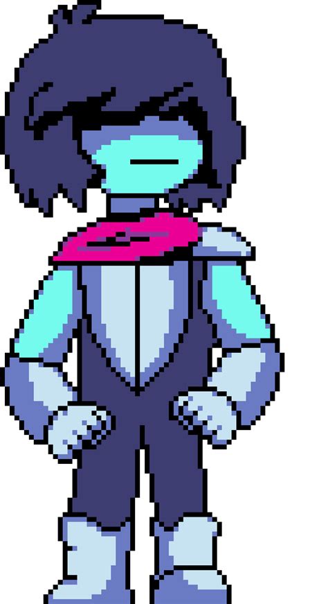 Pixilart Deltarune Kris By Mucit2010